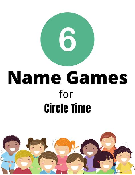 Name Game For Preschoolers, Circle Time Letter Games, Kindergarten Name Games First Day, Getting To Know You Activities For Preschool, Learning Friends Names In Preschool, Name Chants Preschool, Name Recognition Preschool Circle Time, Learning Name Games Preschool, Pre K Games Circle Time