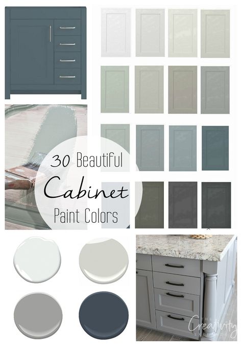 The Creativity Exchange, Bathroom Cabinet Colors, Cabinet Color Ideas, Kitchen Cabinets Color Combination, Kitchen Cabinet Color Ideas, Painting Bathroom Cabinets, Painted Kitchen Cabinets Colors, Cabinet Paint, Best Kitchen Cabinets