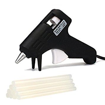 Mini Hot Glue Gun Kit-SBDX 20 Watt Hot Melt Glue Gun with 10 Pieces Transparent Melt Glue Sticks for DIY Small Craft and Quick Repairs in Home & Office,Black Review Closet Organisation, Home Office Black, Pretty School Supplies, Craft Supply Storage, Stationery Obsession, Bic Pens, In Home Office, Cardboard Crafts Diy, Birthday Wishes For Daughter