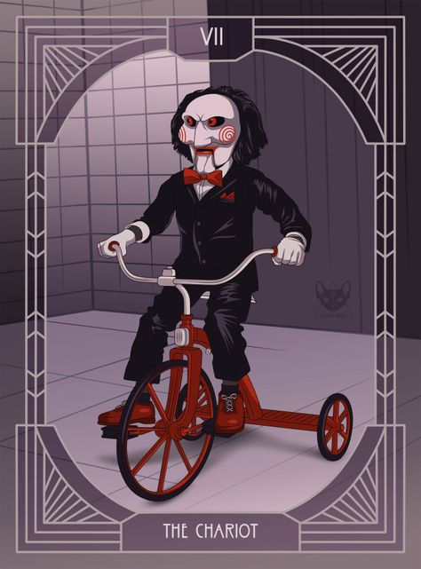 The Horror Tarot | Billy the Puppet from movie "Saw" Saw Wallpaper Horror, Billy Saw Drawing, Billy The Puppet Drawing, Saw Movie Jigsaw Art, Jigsaw Billy The Puppet, Jigsaw Drawing, Puppet Reference, Billy Jigsaw, Saw Wallpaper