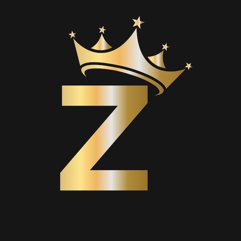 Letter z crown logo crown logo on letter... | Premium Vector #Freepik #vector #crown #king #royal-crown #prince-crown Letter Z Template, Z Wallpaper Letter Iphone, Wallpaper Letter, Crown Pictures, Z Letter, Crown King, Z Wallpaper, Prince Crown, Crown For Women