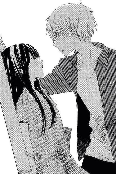 Last Game~ Last Game Manga, Anime Kiss Gif, Teenage Romance, Naruto Sketch Drawing, Cute Romance, Last Game, Manga Couple, Romantic Anime Couples, Romantic Manga