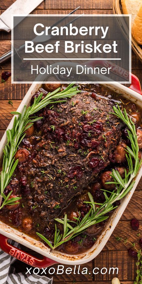 Christmas Brisket Recipes, Christmas Brisket, Christmas Roast Beef, Brisket Side Dishes, Holiday Brisket, Christmas Beef, Christmas Meat, Christmas Main Dishes, Christmas Roast