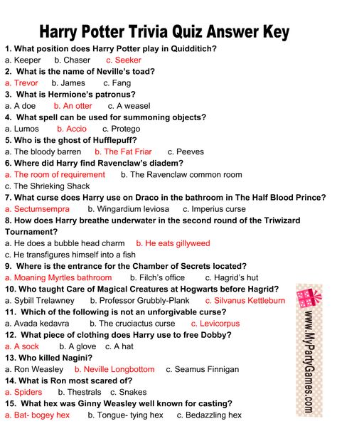 Free Printable Harry Potter Trivia Quiz with Answer Key Harry Potter Quiz Printable, Harry Potter Jeopardy, Harry Potter Trivia Questions Printable, Harry Potter Trivia Questions And Answers, Harry Potter Trivia Night, Harry Potter Riddles And Answers, Harry Potter Activities Printables, Harry Potter Questions And Answers, Harry Potter Games For Adults