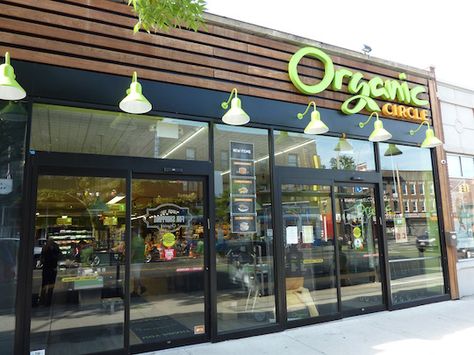 Organic Shop Design, Supermarket Design Interior, Organic Supermarket, Storefront Signage, Kosher Kitchen, Green Architect, Organic Store, Coffee Shop Branding, Vegetable Shop