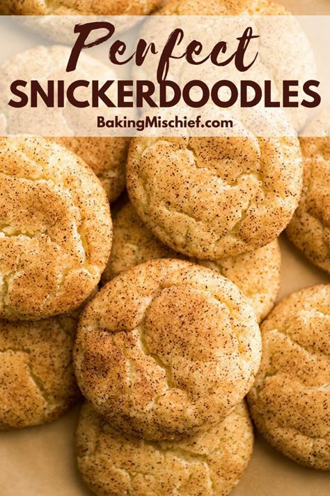 Cookies Snickerdoodle, Baking Cinnamon, Best Snickerdoodle Cookies, Assorted Cookies, Pumpkin Snickerdoodles, Future Chef, Snickerdoodle Cookie, Snickerdoodle Recipe, Drink Inspiration