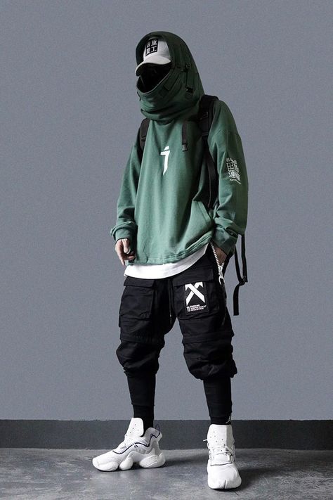 Astro Hoodie, Mode Poses, Techwear Fashion, Cyberpunk Clothes, Love Street, Cyberpunk Fashion, Cyberpunk Style, Mens Fashion Streetwear, Foto Poses