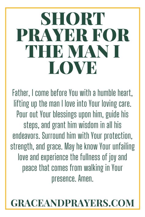 Are you seeking prayers for the man you love? Then we hope that these 9 prayers will help you show God your devotion to the man you love! Click to read all prayers for the man you love. Pray For Your Man, Prayers For Healthy Relationships, Prayers For Significant Other, Scripture For My Husband, Prayers For My Partner, Prayers For My Husband Encouragement, Prayers For My Fiance, Prayer For The Man I Love, Prayer For Boyfriend Strength