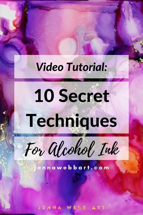 Alcohol Ink Techniques, Ink Tutorial, Alcohol Ink Tiles, Alcohol Ink Glass, Ink Techniques, Alcohol Ink Crafts, Ink Crafts, Sell Art Online, Yupo Paper