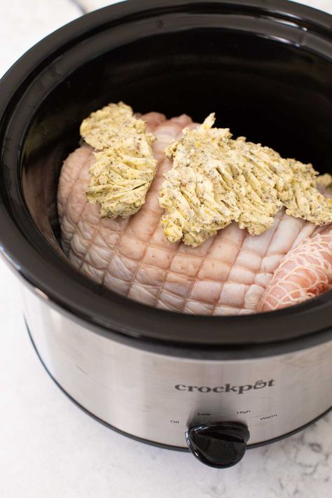 Crockpot Butterball Turkey Roast, 6lb Turkey Breast In Crock Pot, Turkey Breast In Crockpot Recipes, Turkey In A Crockpot Recipes, Cooking A 3 Pound Boneless Turkey Breast, Slower Cooker Turkey Breast, Moist Turkey Breast In Crockpot, Boneless Butterball Turkey Breast Recipe, Slow Cooker Butterball Turkey Breast