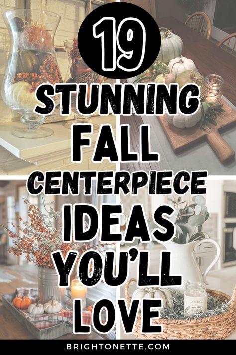 Fall Centerpiece Ideas Unique Fall Centerpieces, Thanksgiving Wedding Centerpieces, Fall Decor Ideas For Table Centerpiece, Fall Candle Centerpieces Diy, Fall Decorations For Table, Small Fall Centerpieces, Fall Leaf Centerpieces, Thanksgiving Decorations Centerpiece, Elegant Fall Centerpieces For Table