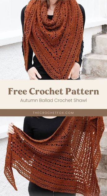 Crochet shawl pattern free