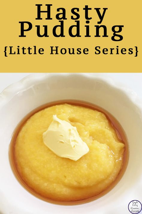 Laura Ingalls Wilder Recipes, Little House On The Prairie Recipes, Prairie Recipes, Colonial Recipes, Hasty Pudding, Pioneer Foods, Colonial Recipe, Foodtrucks Ideas, Historical Recipes