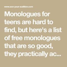 Monologues About Love, Christian Monologues, Happy Monologues, Good Monologues, Scripts For Acting, Monologue Tips, Musical Monologues, Long Monologues, Emotional Monologue