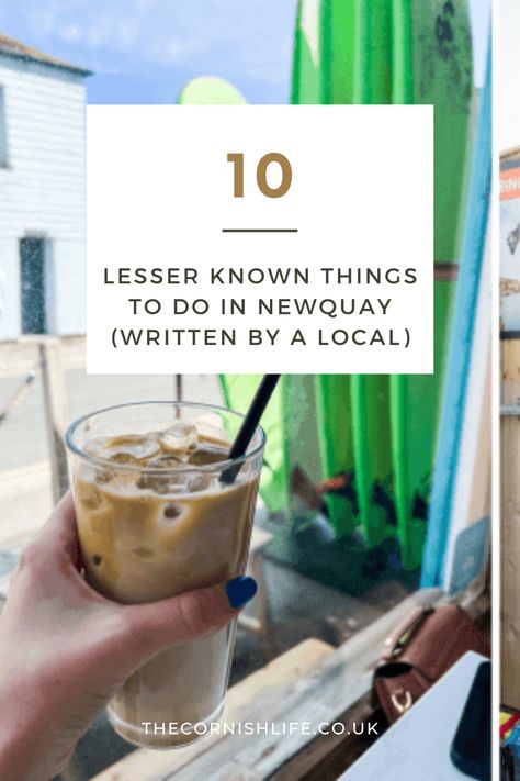 10 lesser known things to do in Newquay, written by a local Newquay Cornwall, Things To Do In Cornwall, Events Place, Most Luxurious Hotels, Surf School, Holiday Park, Devon And Cornwall, Summer Road Trip, Beach Bars