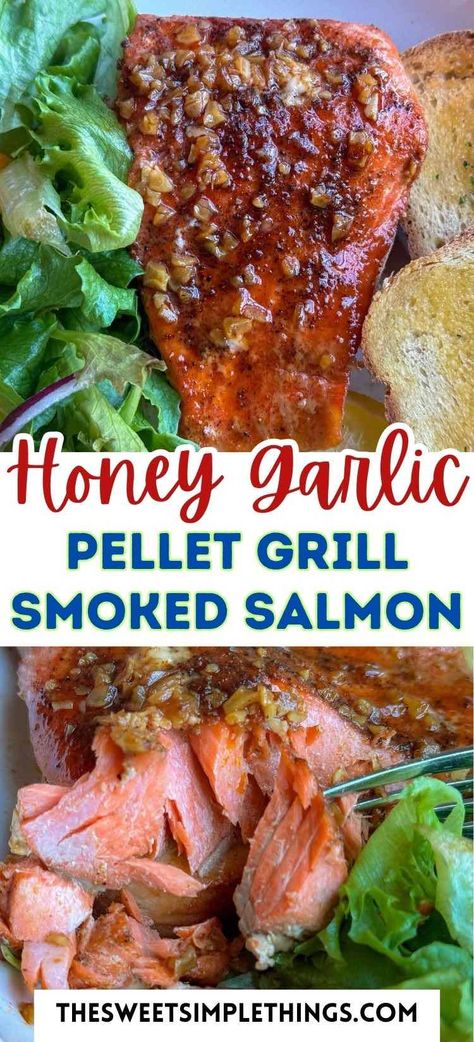 This pellet grill smoked salmon recipe is the best Traeger Salmon recipe with honey garlic glaze! This salmon recipe is smokey, sweet, and full of healthy fats and nutrients. Pellet Grill Salmon Recipes make smoked salmon super easy any night of the week. Grilled Salmon recipes are great Traeger Grill Recipes or Pellet Grill recipes for healthy eating. Traeger Salmon, Traeger Smoked Salmon, Pit Boss Pellet Grill Recipes, Honey Garlic Glaze, Smoked Salmon Recipe, Grill Salmon, Best Smoked Salmon, Pellet Smoker Recipes, Best Salmon Recipe