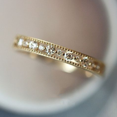 Gold Color Ring, Zierlicher Ring, Cz Jewelry, Wedding Band Sets, Cubic Zirconia Rings, Engagement Bands, Gold Wedding Rings, Rings Simple, Dainty Ring