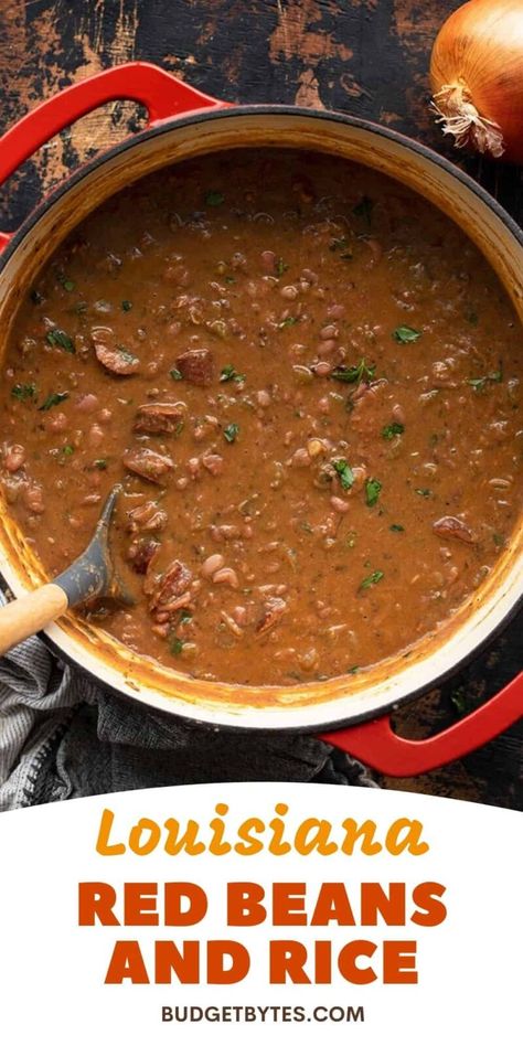 Louisiana Red Beans And Rice Recipe, Red Beans And Rice Recipe Crockpot, Louisiana Red Beans, Red Beans And Rice Recipe Easy, Red Bean And Rice Recipe, Red Beans Recipe, Red Beans And Rice Recipe, Red Beans N Rice Recipe, Rice And Beans Recipe