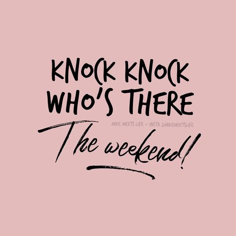 Make today a good FriYAY. The weekend is here but that shouldn't stop you pursuing your dreams - work hard every day for what you love and what you want and life will reward you. Do what makes you happy! Enjoy the weekend!  #quotes #motivationalquotes #lifequotes #weekend #weekendvibes #weekends #weekendmood #mikemeetslife Have A Fun Weekend, The Weekend Quotes, Enjoy The Weekend, Quotes Board, Happy Friday Quotes, Weekend Quotes, Friday Quotes, Weekend Humor, Hodge Podge