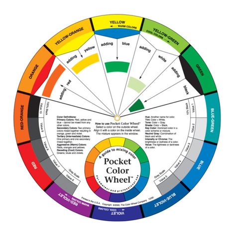 Primary color wheel