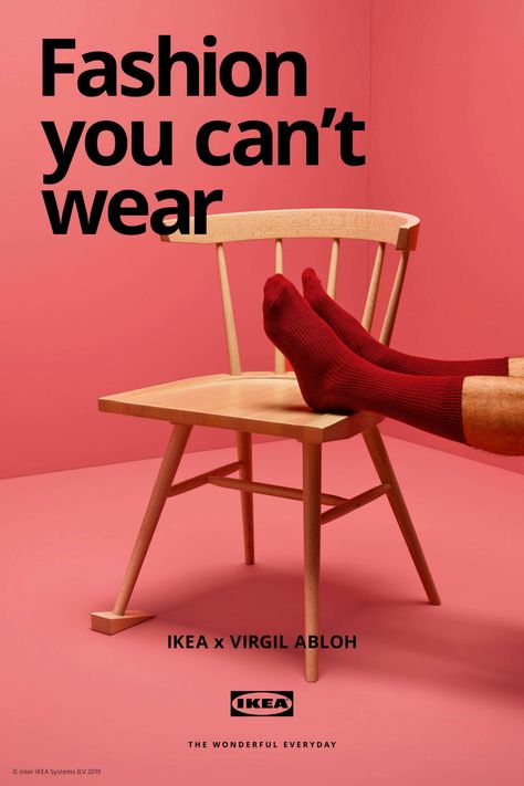 Catherine Losing for IKEA x Virgil Abloh | The Dots Ikea Ad, Advertising Campaign Design, Teaser Campaign, Copywriting Ads, Print Campaign, Copy Ads, Christmas Advertising, Design Campaign, Campaign Photography