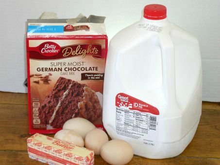 Easy German Chocolate Cake Ingredients - haphazardhomemaker.com Betty Crocker German Chocolate Cake, How To Make German Chocolate Box Cake Taste Like Bakery, Box German Chocolate Cake Taste Homemade, Boxed German Chocolate Cake Hack, How To Make A Box German Chocolate Cake Taste Homemade, Doctored German Chocolate Box Cake, Bakers Chocolate German Chocolate Cake, German Chocolate Cake Using Box Cake, German Chocolate Cake With Box Cake