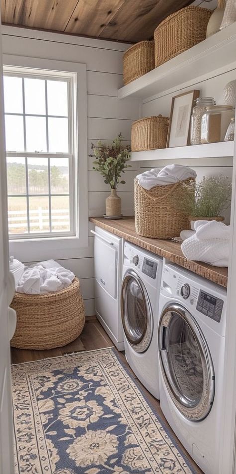 Cottage Mudroom, Dream Laundry Room, Laundry Room Layouts, Laundry Room Renovation, Dream Life House, Laundry Room Remodel, Laundry Room Inspiration, Laundry Room Diy, Dream House Rooms