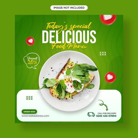 Cover Photo Design, Interior Design Instagram, Food Posters, Media Advertising Design, Ads Creative Advertising Ideas, Facebook Cover Design, Facebook Cover Template, Instagram Banner, Social Media Advertising Design