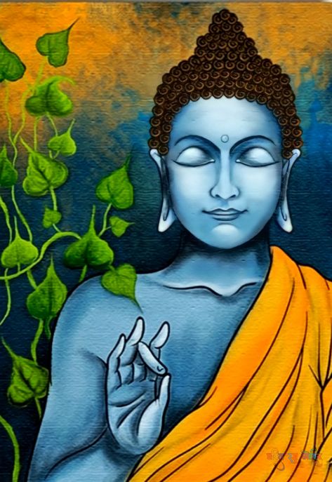 Hindu religious Hindu god Lord Budha Painting On Canvas, Indian God Abstract Painting, Hindu Gods Art Painting, Monnerism Painting, Abstract Painting Of God, Buddha Painting Simple, God Drawing Hindu, Buddha Painting Acrylic On Canvas, Lord Buddha Paintings