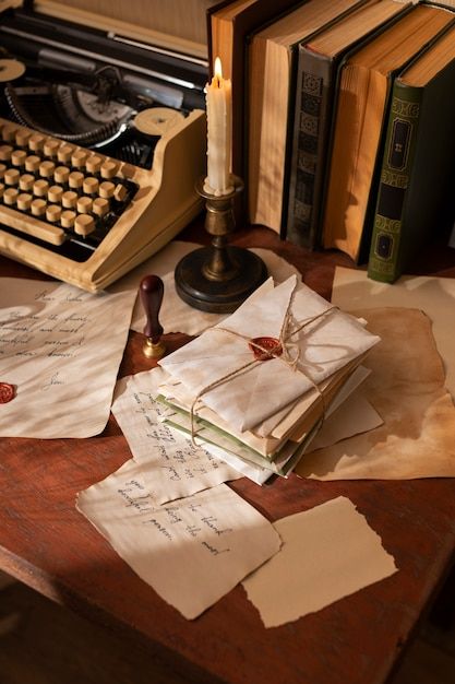 Still life of vintage writing of a love ... | Free Photo #Freepik #freephoto #vintage-love #write-letter #love-letter #retro Vintage Author Aesthetic, Dark Academia Letter, Vintage Academia Aesthetic, Photo Still Life, Ipad Picture, Author Dreams, Aesthetic Writing, Vintage Still Life, Writing Photos