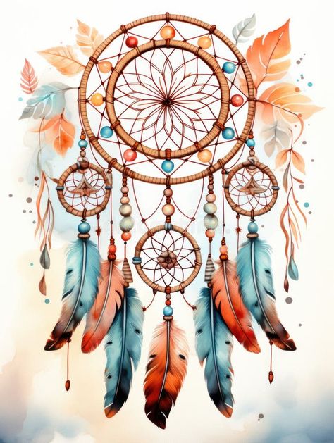 A drawing of a dream catcher with feathers royalty free stock images Dream Catchers Ideas, Dream Catcher Illustration, Dream Catcher Pictures, Dreamcatcher Watercolor, Dream Catcher Wallpaper Iphone, Dream Catcher Images, Native American Wallpaper, Dreamcatcher Drawing, Dream Catcher Painting