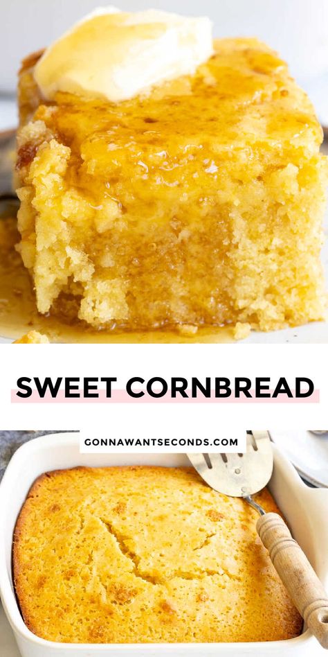 Sweet Cornbread Hawaiian Cornbread Recipes, Sweet Cornbread With Corn, Cornbread Recipe Large Batch, Cream Of Wheat Cornbread, Shrimp And Cornbread, Elevated Jiffy Cornbread, Self Rising Cornmeal Cornbread, Fluffy Cornbread Recipes, Pumpkin Cornbread Jiffy