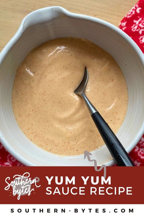 This Homemade Yum Yum Sauce Recipe is inspired by Japanese steakhouse sauces. Hibachi sauce is tangy, savory, and perfect for dipping or drizzling! Yumyum Sauce Recipe, Yumyum Sauce, Homemade Yum Yum Sauce, Yum Sauce Recipe, Yum Yum Sauce Recipe, Hibachi Sauce, Easy Sauce Recipe, Yum Sauce, Japanese Steakhouse