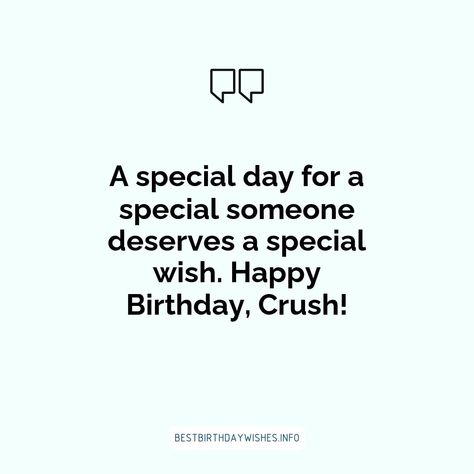 Birthdays are a wonderful opportunity to express your love and appreciation for the special people in your life. If you have a crush, their birthday i... | # #BirthdayWishes Check more at https://www.ehindijokes.com/birthday-wishes-for-crush/ Happy Birthday Wish For Crush, Birthday Caption For Crush, Happy Birthday Wishes For Your Crush, Happy Birthday Quotes For Crush, Best Birthday Wishes For Crush, How To Wish Your Crush A Happy Birthday, Birthday Text For Crush, Hbd To Boyfriend, Short And Sweet Birthday Wishes For Him