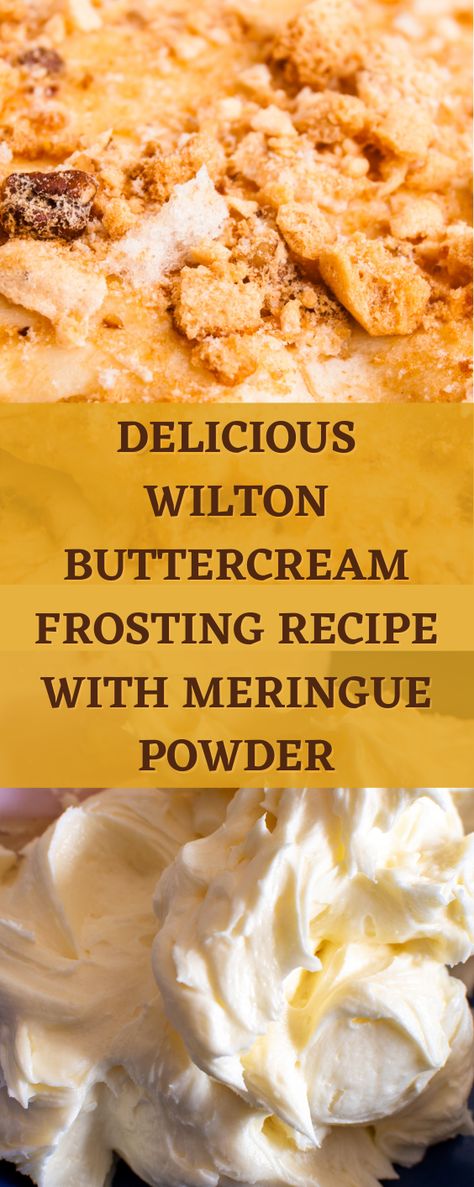 Wilton is well known for its baking products and recipes. Their products are top quality and can be found at stores all over. This Wilton buttercream recipe with meringue powder is guaranteed to leave your taste buds happy. How To Keep Buttercream From Melting, Buttercream Meringue Frosting, Stiff Cake Frosting Recipe, Wilton Buttercream Icing Recipe, Meringue Powder Icing, Wilton Cake Recipe, Best Cupcake Frosting For Piping, Wilton Cake Decorating Icing Recipe, Wilton Decorator Icing Recipe