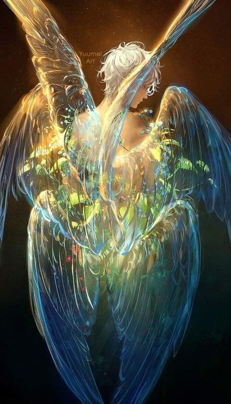 Yuumei Art, Glass Wings, Winged People, Ange Demon, Fantasy Concept Art, Arte Fantasy, Ethereal Art, 판타지 아트, Angel Art