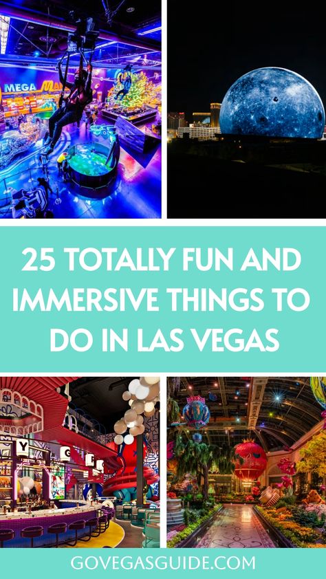 Las Vegas is the ultimate playground for those who crave unique, immersive experiences. This city is full of quirky, immersive experiences that go way beyond the Strip. Use this guide to discover the coolest attractions in Las Vegas. Vegas Off The Strip Things To Do, Las Vegas Experiences, Unique Things To Do In Las Vegas, Arte Museum Las Vegas, Las Vegas Off The Strip, Living In Vegas, Best Things To Do In Las Vegas, Fun Things To Do In Las Vegas, Las Vegas Hidden Gems