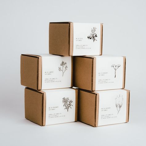 P.F. Candle | Custom Box & Sleeve – Norman's Printery Candle Box Packaging, Candle Packaging Design, Lilin Aroma, Packaging Ideas Business, Small Business Packaging Ideas, Eco Packaging, Small Business Packaging, Candle Branding, Candle Packaging