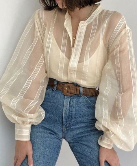 Mode Inspo, Looks Style, Blouse Vintage, Mode Inspiration, Looks Vintage, Look Fashion, Modest Fashion, Aesthetic Clothes, Hands On