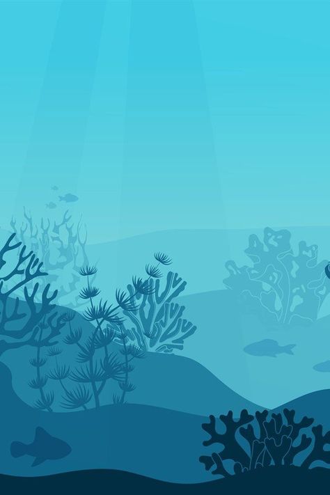 Underwater Seascape, Underwater Cartoon, Underwater Background, Pool Paint, Ocean Backgrounds, Underwater Theme, Ocean Reef, Kawaii Background, Procreate Ipad Art