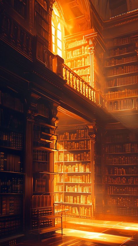 Follow me for more bookish art #library #libraryaesthetic #fantasylibrary #libraryart Romantic Library Aesthetic, Light Library Aesthetic, Fairytale Library Aesthetic, Fantasy Art Library, Library Digital Art, Modern Library Aesthetic, Fantasy Library Art, Magical Library Fantasy Art, Library Concept Art