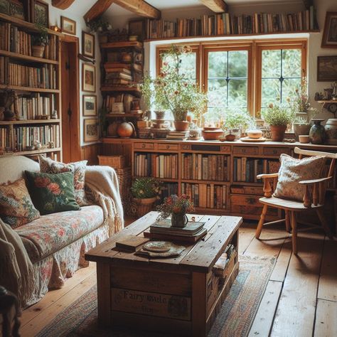 Cottagecore Home Decor Cottagecore Aesthetic Living Room Vintage, Cottagecore Small House, 90s Home Aesthetic, Cottage Core Living Room Ideas, Cottagecore Aesthetic Interior, Cottagecore Living Rooms, Cottagecore House Decor, Living Room Cottagecore, Cottagecore Decor Ideas