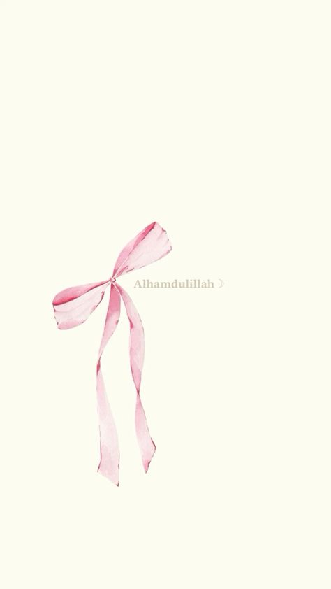 Pink Wallpaper Quotes, Bow Wallpaper Iphone, Quran Wallpaper, Islamic Wallpaper Iphone, Bow Wallpaper, Pretty Phone Wallpaper, Allah Wallpaper, Muslim Girl, Simple Phone Wallpapers