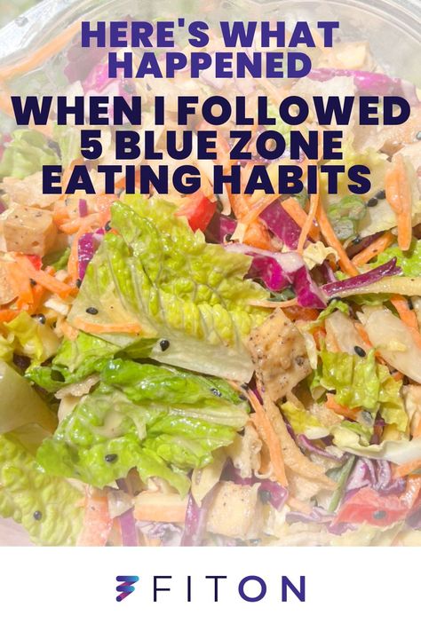 What is a blue zone and what are the regions where people live longer and are healthier? We followed 5 blue zone diet habits for one week and here are our takeaways. Blue Diet, Blue Zone Lunch Ideas, The Blue Zone Diet, Blue Zone Living, Blue Zones Meal Plan, Blue Zone Foods List, Blue Zone Shopping List, Blue Zone Recipes Simple, Blue Zone Breakfast Ideas