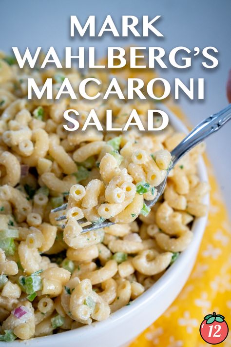 Mark Wahlberg’s Macaroni Salad | 12 Tomatoes Pasta And Salad Recipes, Loaded Macaroni Salad, Mayo Macaroni Salad, Best Macaroni Salad Recipe, Dressing For Macaroni Salad, Quick Easy Salad, Easy Party Salad, Easy Macaroni Salad Simple, Macaroni Salad With Cheese