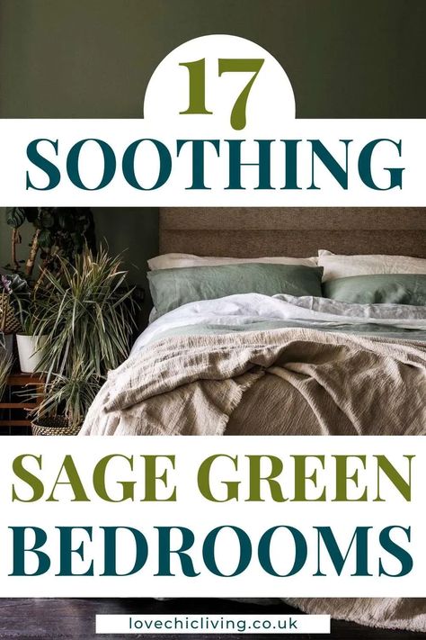 Green Color Palette Bedroom, Bedroom Colour Schemes Green, Sage Green Bedrooms, Sage Green Design, Sage Bedding, Green Bedroom Colors, Blue Green Bedrooms, Green And White Bedroom, Sage Bedroom