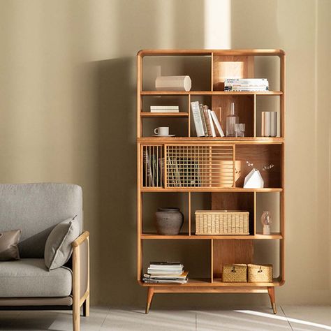 Baglieri Unfinished Etagere Bookcase Bookcase Wood, Open Bookshelves, Natural Furniture, Wood Bookshelves, Cube Bookcase, Outdoor Furniture Decor, Etagere Bookcase, Wood Bookcase, Apartment Life