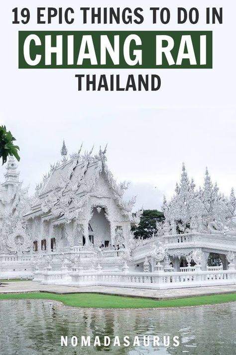 All the coolest things to do in Chiang Rai, Thailand! | white temple chiang rai, thailand travel, northern thailand Chiang Rai Thailand, Travel Humor Quotes, White Temple, Thailand Travel Tips, Thailand Holiday, Travel Thailand, Chiang Rai, Backpacking Tips, Travel Asia