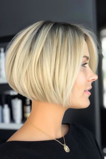 Short Chin Length Bob Hairstyle. Short Bob Hairstyles Oval Face, Jawline Haircut Women Short Bobs, Short Bob Hairstyles With Side Bangs, Bob Haircut For Fine Hair Short, Inverted Bob Short Stacked Wedge Haircut, Short Bob Hairstyles Straight Hair, Bob Haircut With Wispy Bangs, Straight Short Bob Haircut, Medium Bob Hairstyles For Fine Hair