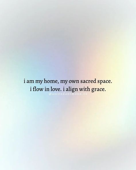 I Am My Own Sacred Space, Sacred Love Quotes, I Am The Love Of My Life, Angels In Love, Sacred Quotes, I Am Lovable, Home Affirmations, I Am Light, I Am Magic